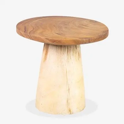 In Demand Numa Munggur Wood Side Table - Natural by Jeffan