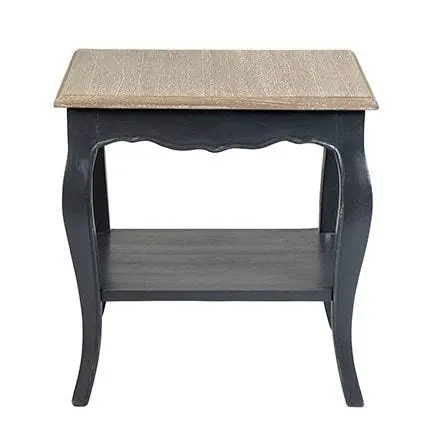 Genuine Ursuline Side table with shelf KD by Jeffan