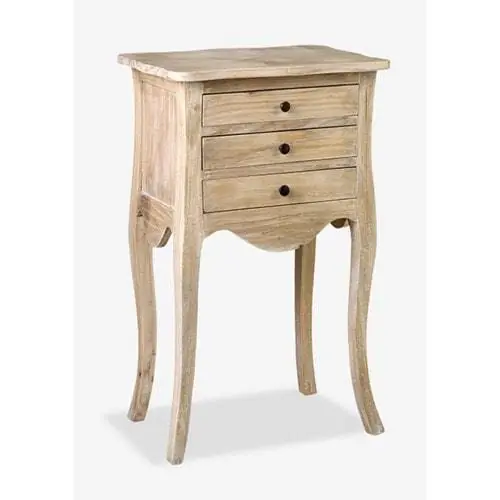 Free Shipping Promenade Wood- Rubber 3 Drawer Accent Table by Jeffan