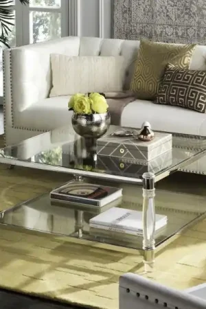 Safavieh Isabelle Coffee Table - Silver Time-Limited