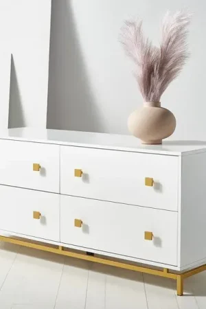 Safavieh Claudette 4 Drawer Dresser - White Latest