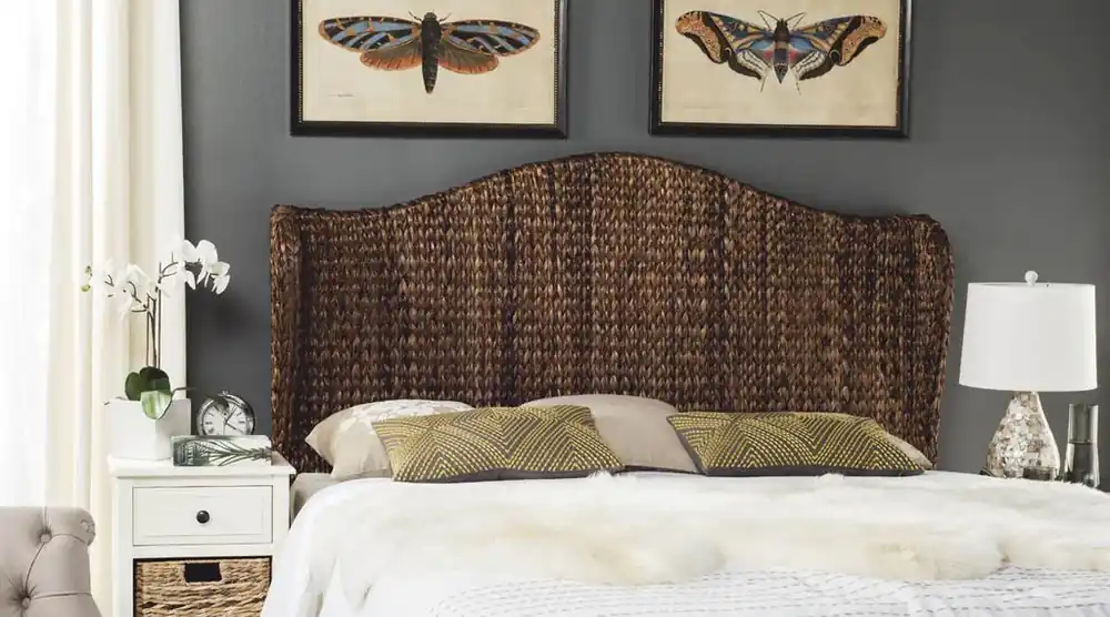 Safavieh Nadine Headboard Full Size - Brown Low Price
