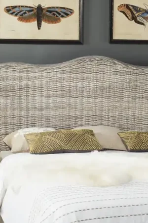 Factory Price Safavieh Imelda Headboard King Size - White Washed