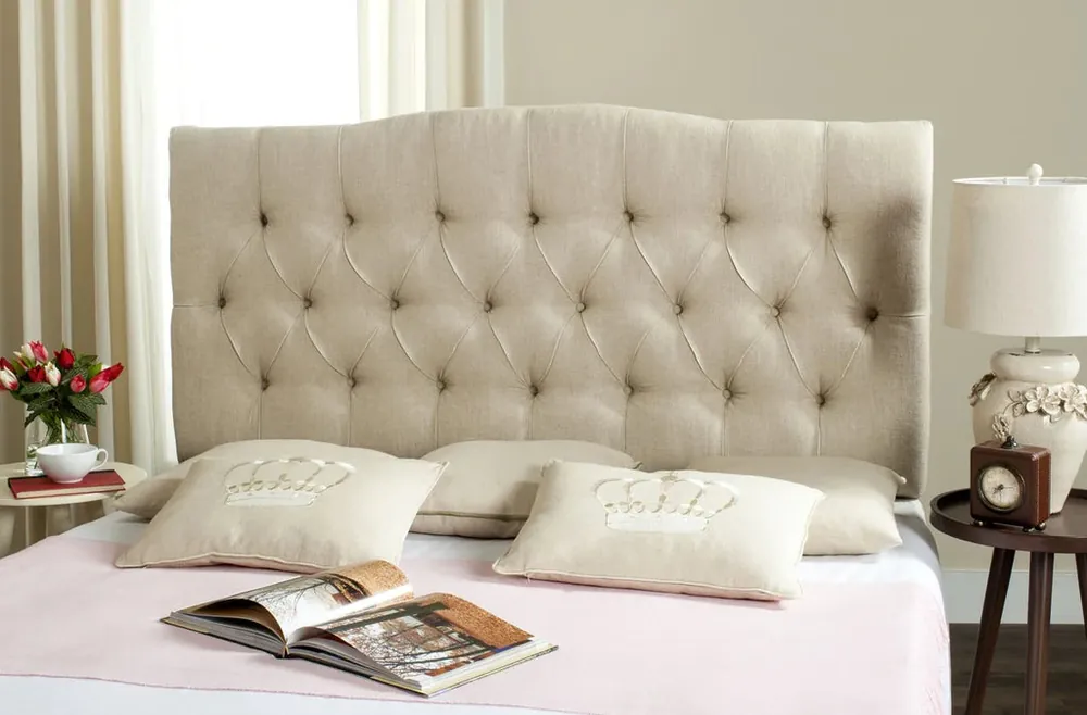 Safavieh Axel Queen Headboard Queen Size - Blush Special Discount