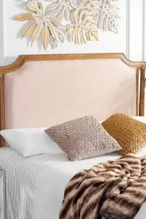 Safavieh Hudson Headboard Queen Size - Beige Today Only