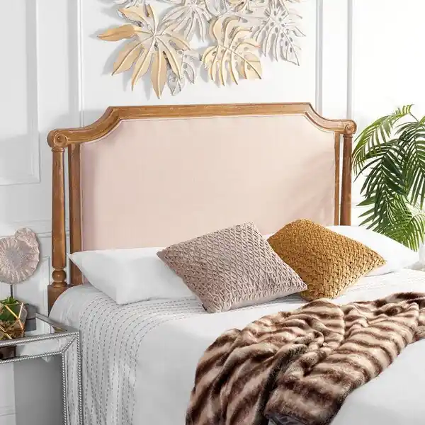 Safavieh Hudson Headboard Queen Size - Beige Today Only