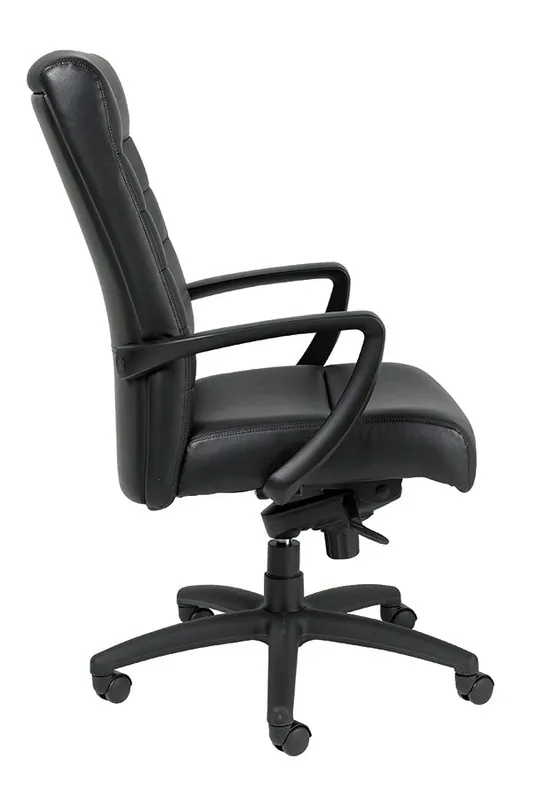 Price Drop Black Leather Chair By Homeroots - 372375