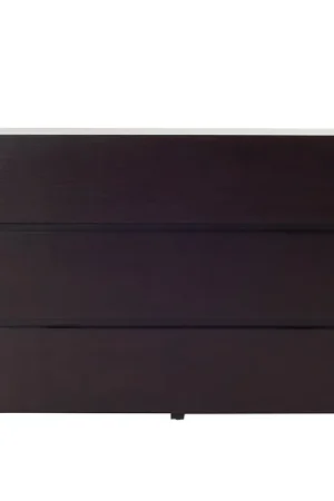 28 Wenge Veneer and MDF Dresser with 3 Drawers By Homeroots High Quality
