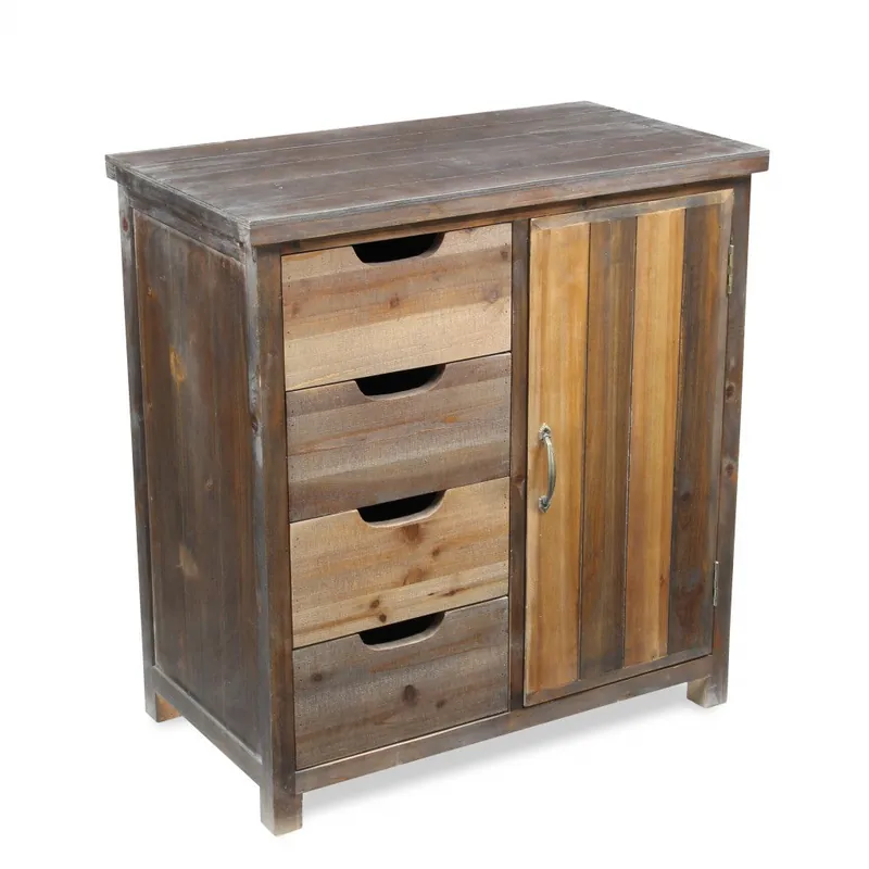 Secure Checkout Rustic Natural Accent Storage Cabinet By Homeroots