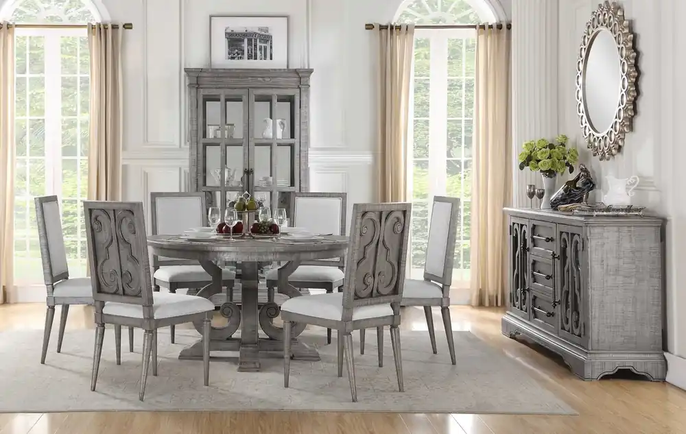 Salvaged Natural Wood Polyresin Dining Table By Homeroots - 347369 Best Choice