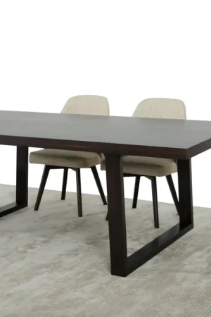 30' Oak Veneer Dining Table By Homeroots No Minimum Order