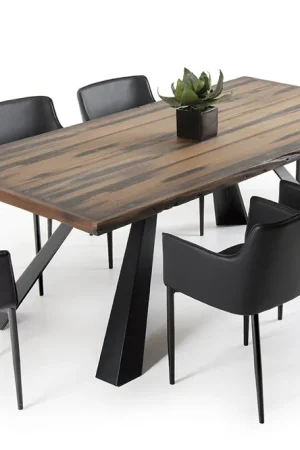 30' Ship Wood And Metal Dining Table By Homeroots Top Rated