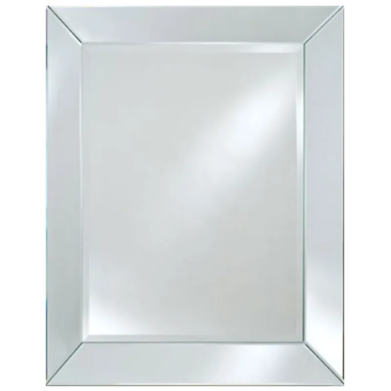 Afina 24" x 30" Radiance Venetian Rectangular Cut Glass and Etched Wall Mirror Bulk Order