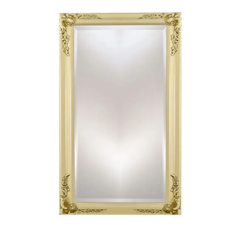 Fresh Stock Afina Estate 20" x 26" Antique Biscuit Distinctive Wood Framed With 1" Bevel Mirror