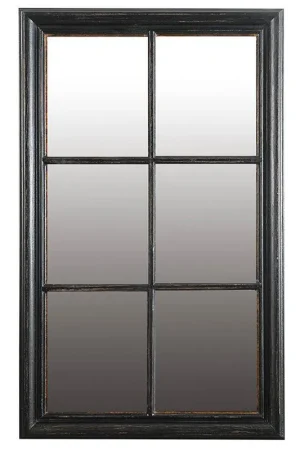 A&B Home 25" x 41" Bundle of 11 Rectangular Distressed Black Wooden Frame Wall-Mounted Mirror Order Now