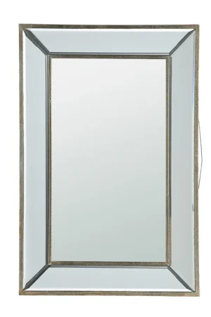 A&B Home 24" x 16" Bundle of 19 Rectangular Silver Glass Frame Wall-Mounted Mirror Buy Online