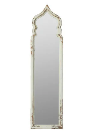 A&B Home 19" x 73" Bundle of 12 Full-Length Weathered White Wood Frame Wall-Mounted Mirror Hot Picks
