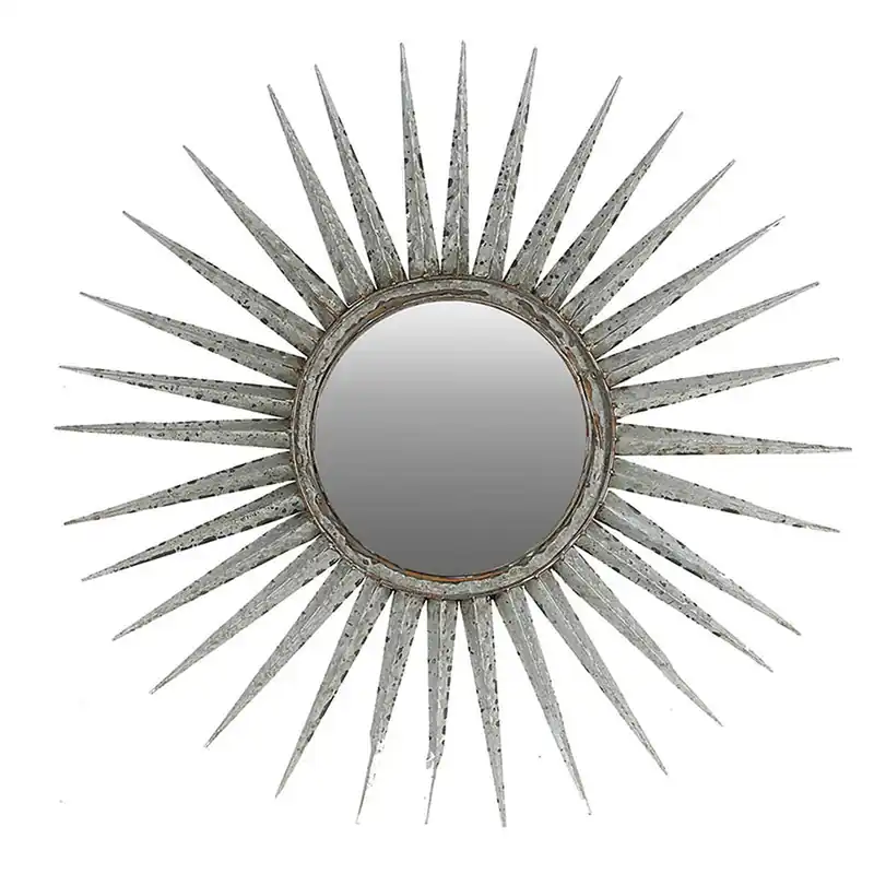 A&B Home 30" x 30" Bundle of 16 Sunburst Silver Metal Frame Wall-Mounted Mirror Save Now