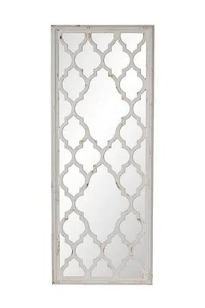 A&B Home 24" x 59" Bundle of 7 White Frame Full-Length Wall-Mounted Mirror In Demand