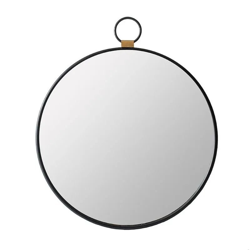 A&B Home 24" x 28" Bundle of 36 Metal Frame Oval Shaped Wall-Mounted Mirror With Wood Accent Limited Time