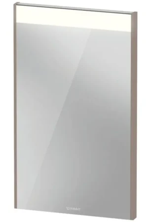 Super Sale Duravit Brioso 17" x 28" x 2" Mirror With Lighting Basalt Matt