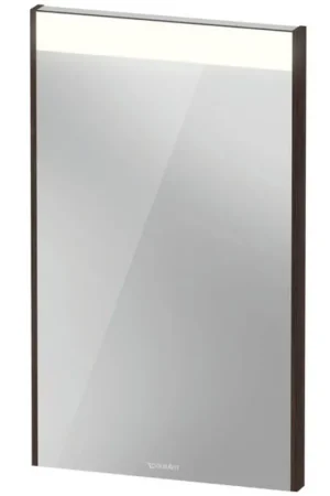 Money Back Guarantee Duravit Brioso 17" x 28" x 2" Mirror With Lighting Chestnut Dark