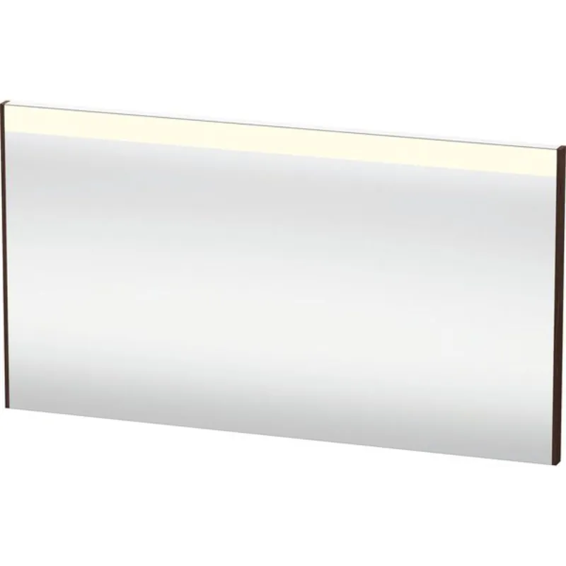 Special Offer Duravit Brioso 52" x 28" x 1" Mirror With Lighting Chestnut Dark