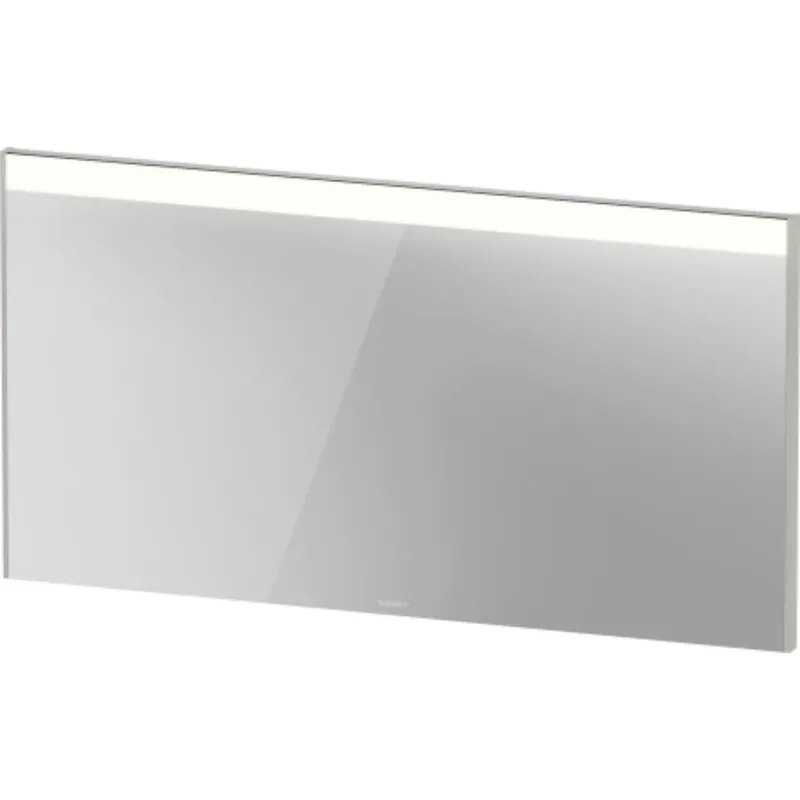 Original Duravit Brioso 52" x 28" x 1" Mirror With Lighting Concrete Grey Matt