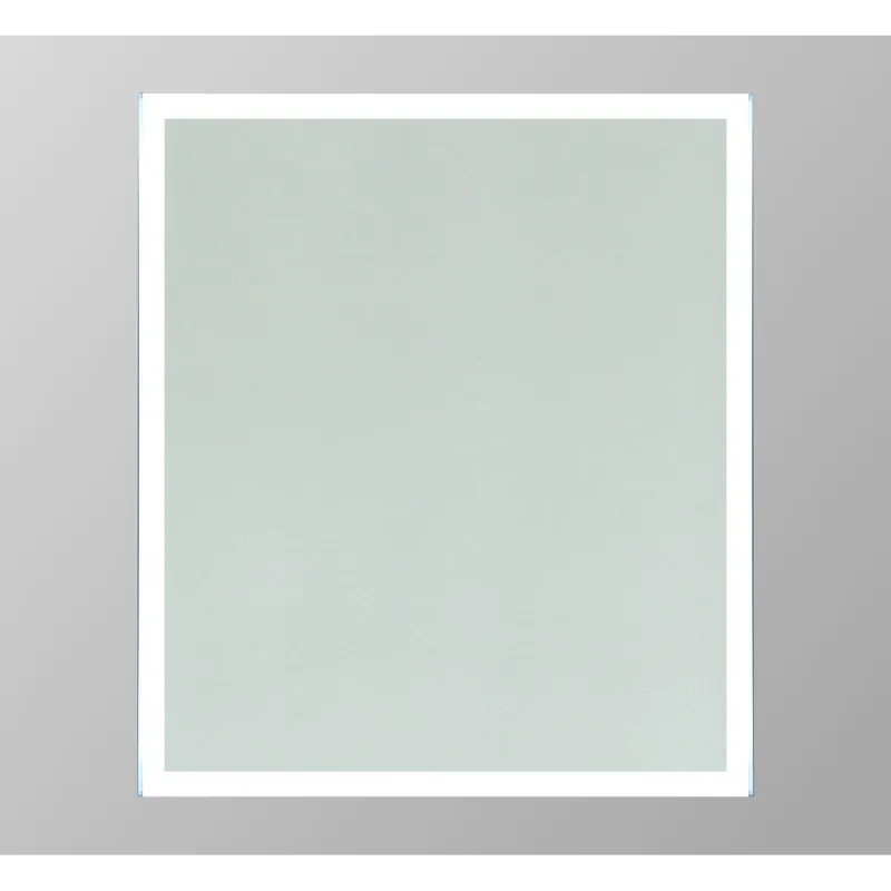 Vanity Art 24" W x 28" H Rectangular Frameless LED Lighted Illuminated Bathroom Vanity Wall Mirror With Touch Sensor Switch Clearance