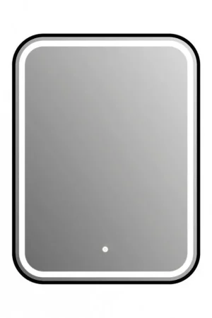 Vanity Art 24" W x 32" H Black Rounded Corner Frame LED Lighted Bathroom Vanity Wall Mirror With Touch Sensor Wholesale