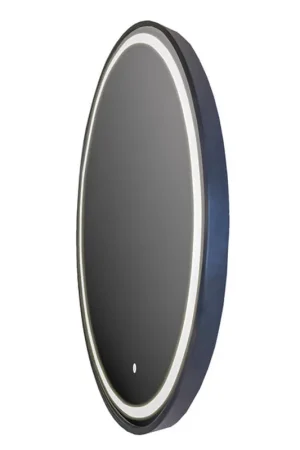 Vanity Art 24" W x 32" H Black Oval LED Lighted Bathroom Vanity Wall Mirror With Touch Sensor Place Order