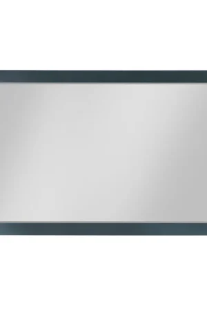 Altair Maribella 57" x 36" Rectangle Classical Blue Wood Framed Wall-Mounted Mirror Special Discount