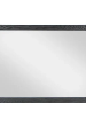 Altair Ivy 48" x 36" Rectangle Brown Oak Wood Framed Wall-Mounted Mirror Hot Picks