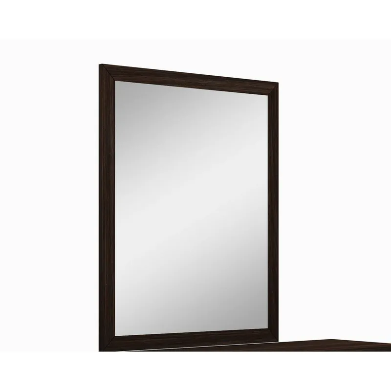 Limited Time HomeRoots 43" Refined High Gloss Mirror In Wenge Finish