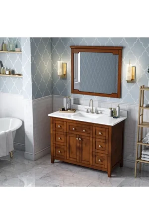 Hardware Resources Jeffrey Alexander 2nd Gen Chatham 40" x 34" Chocolate Mirror Editor’s Pick