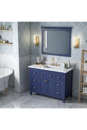 Hardware Resources Jeffrey Alexander 2nd Gen Chatham 40" x 34" Hale Blue Mirror Discount