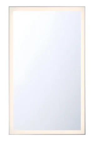 Editor’s Pick Eurofase Lighting Lenora 54" x 32" Edge-Lit Integrated LED Rectangular Mirror With Aluminum Frame