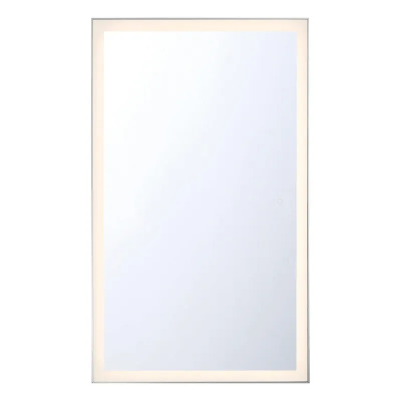 Editor’s Pick Eurofase Lighting Lenora 54" x 32" Edge-Lit Integrated LED Rectangular Mirror With Aluminum Frame