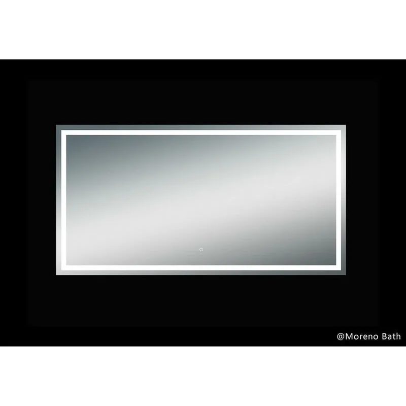 Moreno Twinkle 76" x 40" Frameless Polished Edge Frosted Panel LED Mirror Bulk Order