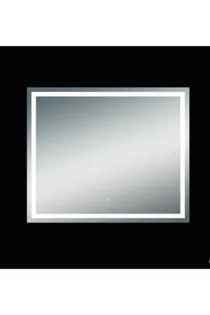 Fast Shipping Moreno Twinkle 47" x 40" Frameless Polished Edge Frosted Panel LED Mirror