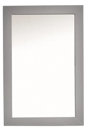 Today Only Eviva Acclaim 30" x 30" Transitional Gray Bathroom Wall-Mounted Mirror