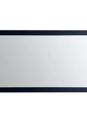 Eviva Acclaim 48" x 30" Transitional Blue Bathroom Wall-Mounted Mirror Handmade