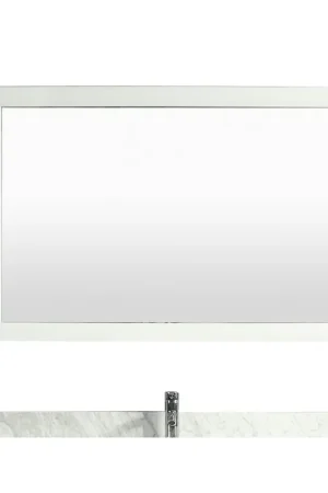 Eviva Aberdeen 72" x 30" White Framed Bathroom Wall-Mounted Mirror Direct From Factory