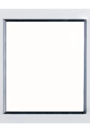 Bulk Order Eviva Aberdeen 36" x 30" White Framed Bathroom Wall-Mounted Mirror