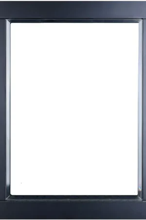 Weekend Sale Eviva Aberdeen 24" x 30" Espresso Framed Bathroom Wall-Mounted Mirror