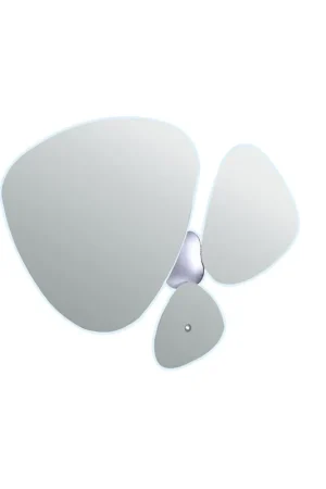 Limited Offer Eviva Evolution 39” x 30” Modern Bathroom Mirror With Led Backlit and Base Lights