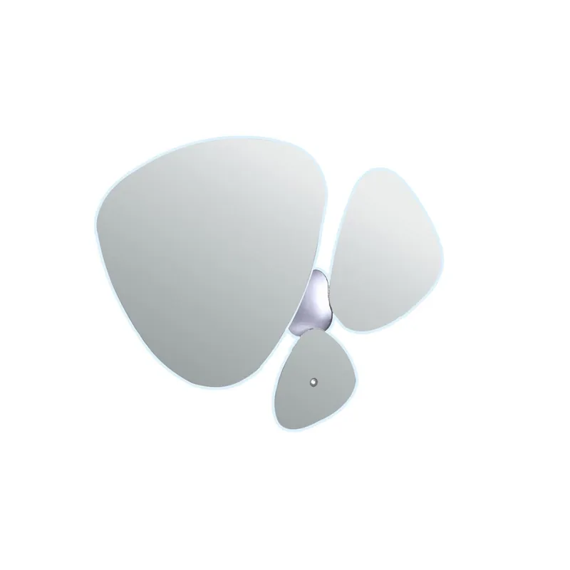 Limited Offer Eviva Evolution 39” x 30” Modern Bathroom Mirror With Led Backlit and Base Lights