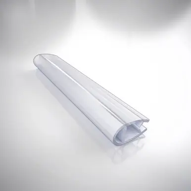 Fast Shipping Dreamline 63007060-1930 307A-6, Clear Bumper Seal, 76 in. Length, for 1/4 in. (6 mm.) Glass Shower Door