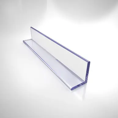 Dreamline 63009000-2438 JT034, Clear L-Strike with Adhesive Backing, 96 in. Length, for 3/8 in. (10 mm.) Glass Shower Door New Arrival