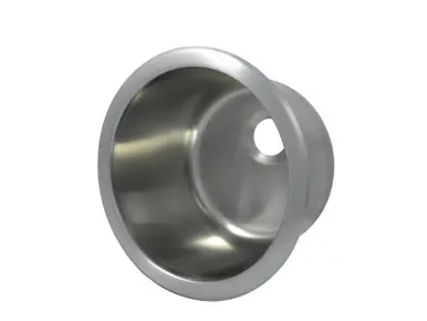 Price Drop Opella 14107.046 10" Round Bar Sink - Brushed Stainless Steel